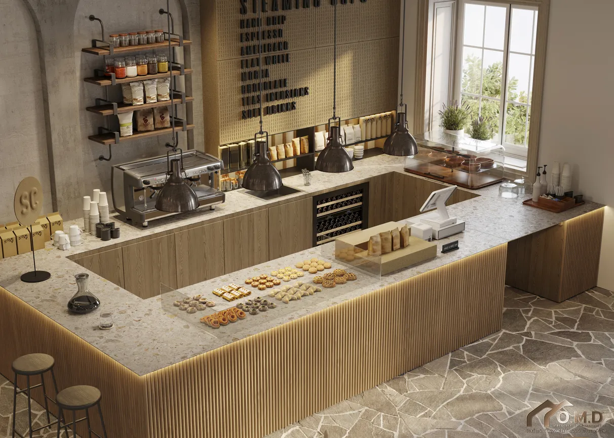ออกแบบร้านกาแฟ ตกแต่งร้านกาแฟ coffee shop design - รับออกแบบภายใน - รี ...