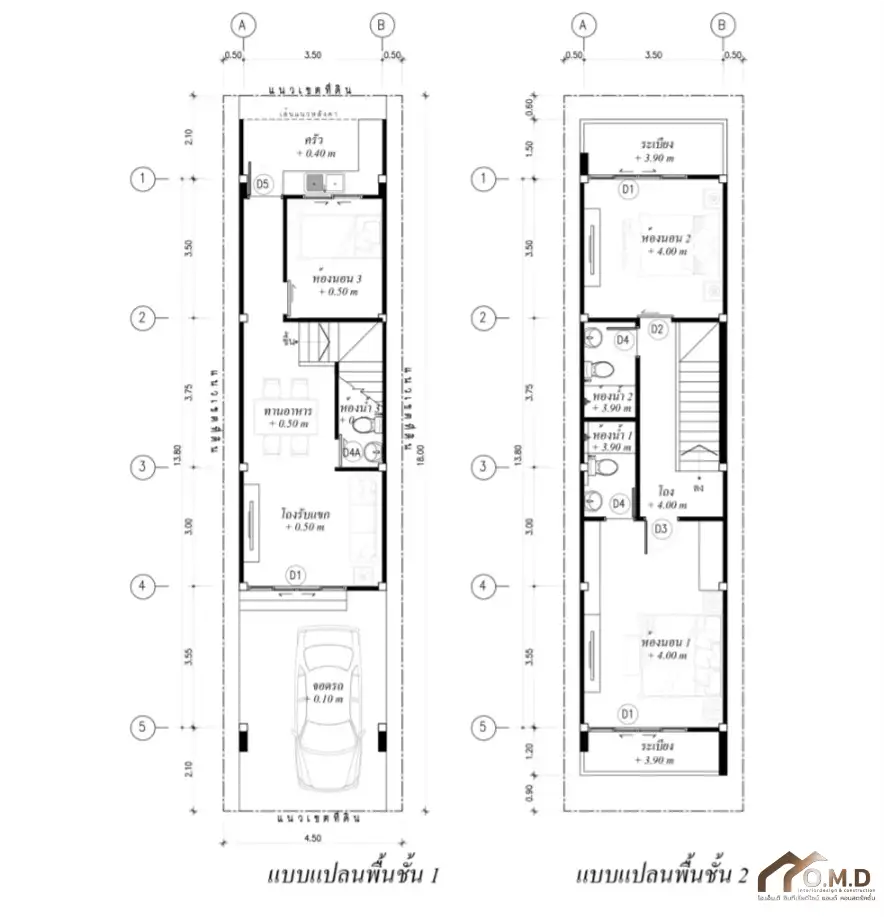 แบบอาคารพาณิชย์ 2 ชั้น ออกแบบอย่างไรให้โดดเด่น - รับรีโนเวทบ้าน รับ ...